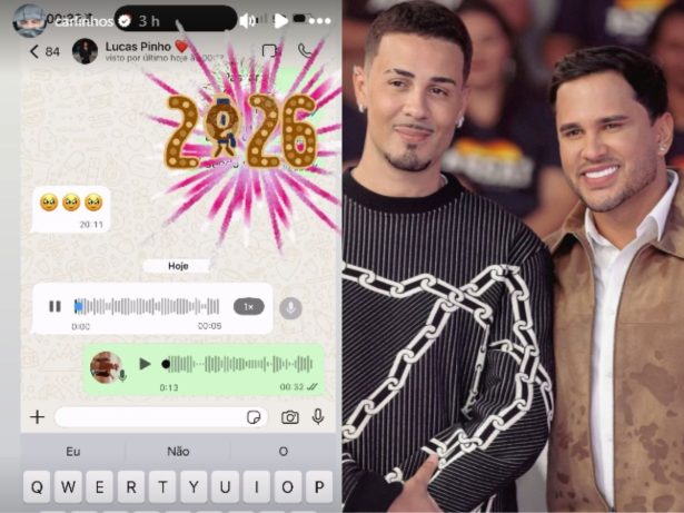 Ano Novo, Velho Afeto: Carlinhos Maia e Lucas Guimarães Trocam Mensagens de Carinho na Virada