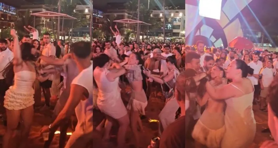 Virada de Ano com Tensão: Briga entre mulheres em praia viraliza