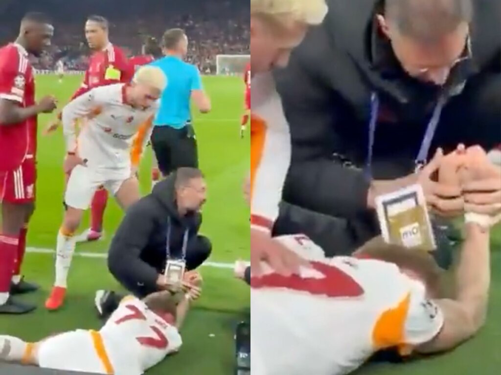 QUE DUREZA! JOGADOR DO GALATASARAY TEM DEDO AMPUTADO APÓS ACIDENTE BIZARRO EM CAMPO