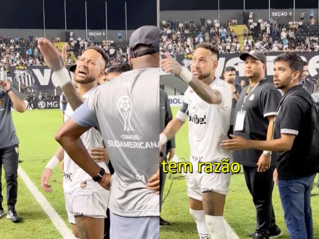 Câmera Flagra TUDO! Neymar PERDE A PACIÊNCIA com Torcedor Pós-Jogo do Santos!