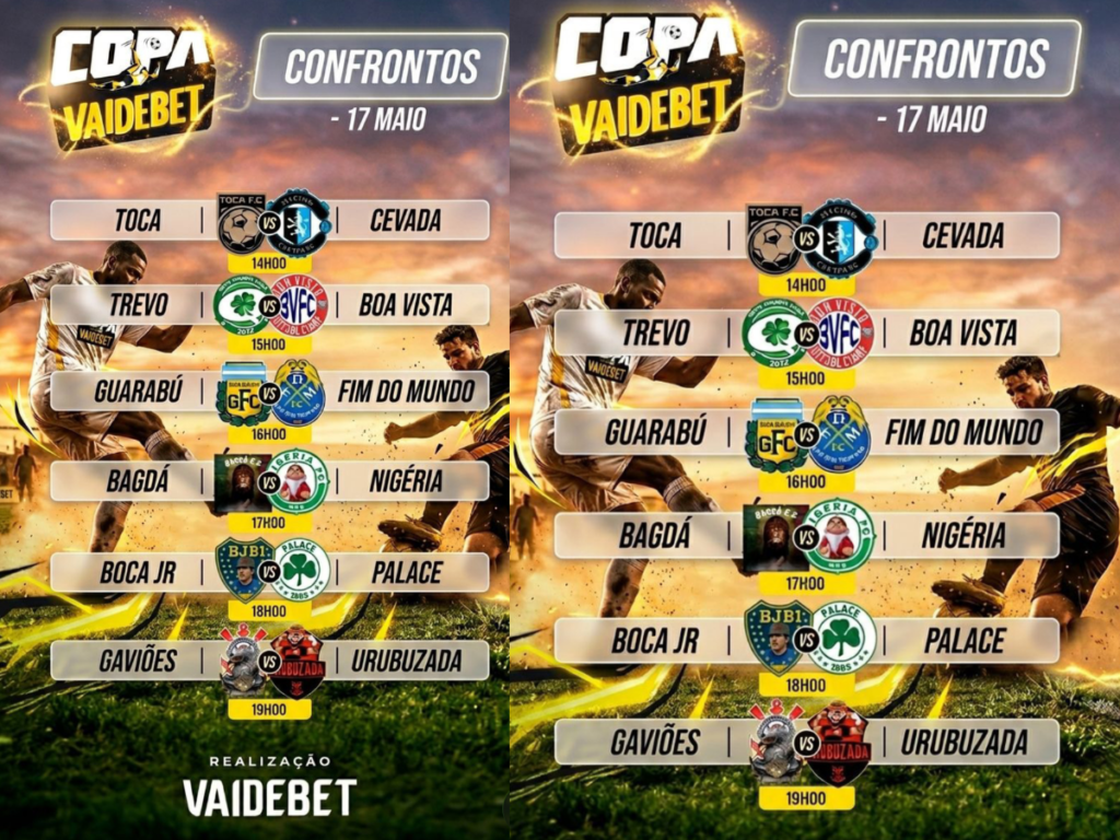Maré VAI TREMER! Copa VaideBet Maré Começa Neste Domingo