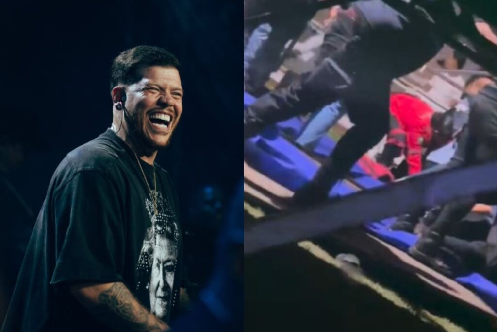 Pânico em MG: Camarote desaba em show de Ferrugem e deixa feridos!