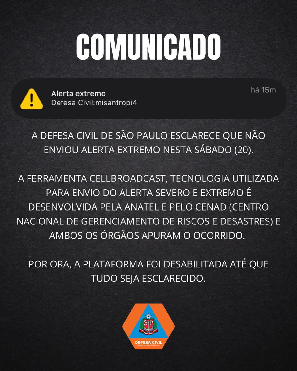MISANTROPIA: Alerta Extremo da Defesa Civil Vira Aulinha de Vocabulário e Agita a Web!