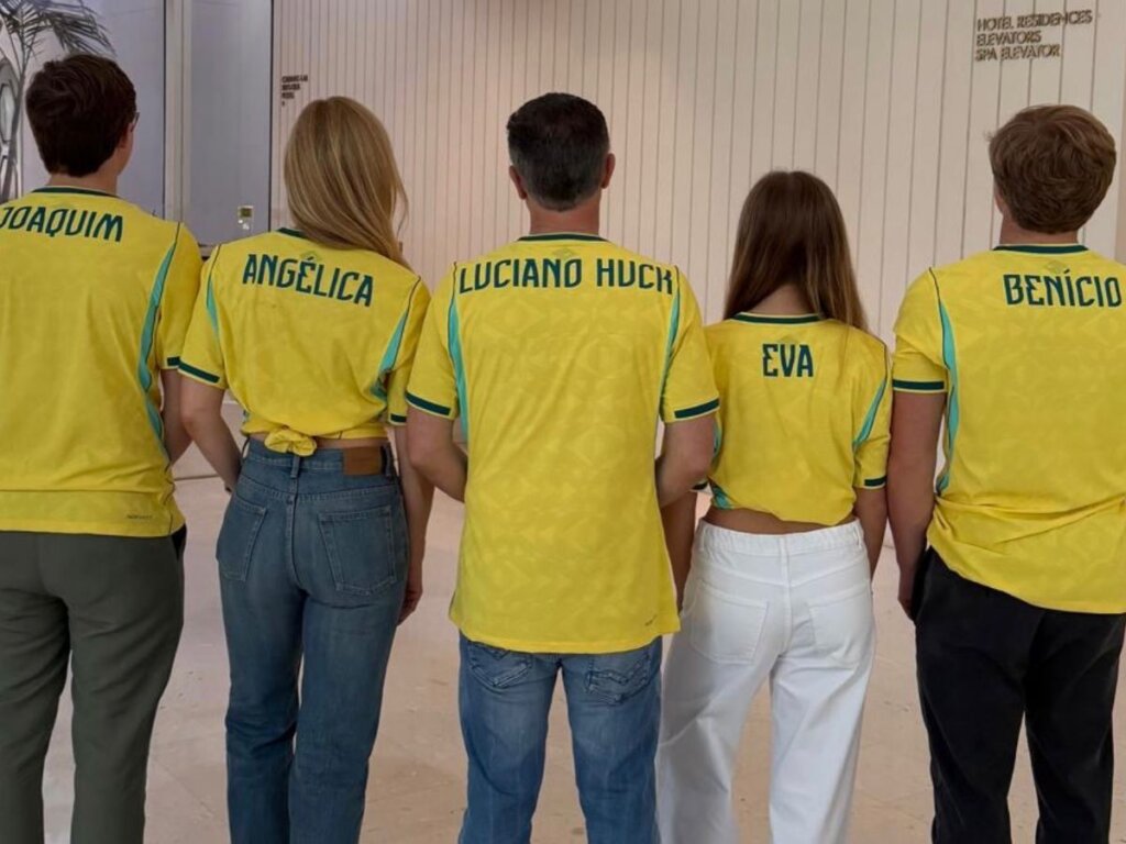 Angélica e Huck ‘Lacram’ nos EUA: Abrem Álbum da Copa com a Família em Grande Estilo!