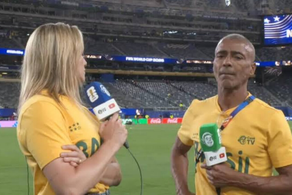 Romário dá aulinha pra Fernanda Gentil e escancara machismo na bola!