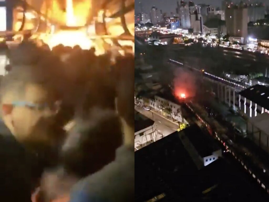 Pânico Geral: Trem Explode e Vira Churrasco em SP!