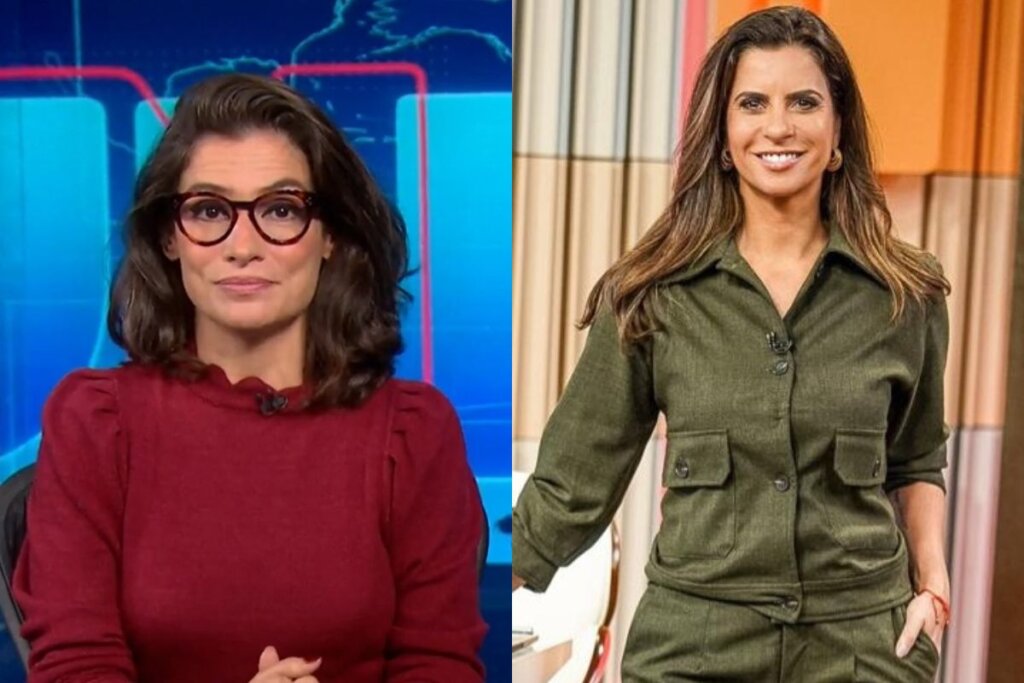 Bomba! Camila Bomfim cotada para substituir Renata Vasconcellos no Jornal Nacional