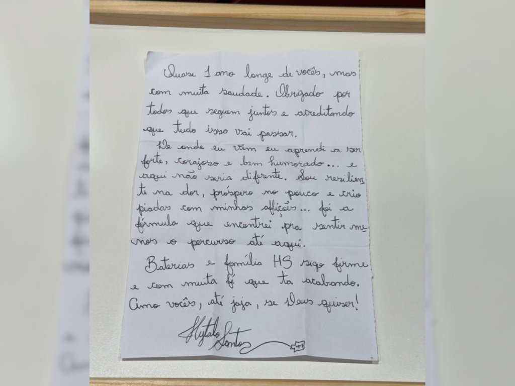 Direto da Cela: Hytalo Santos Escreve Carta Angustiante: “Fé Que Está Acabando”
