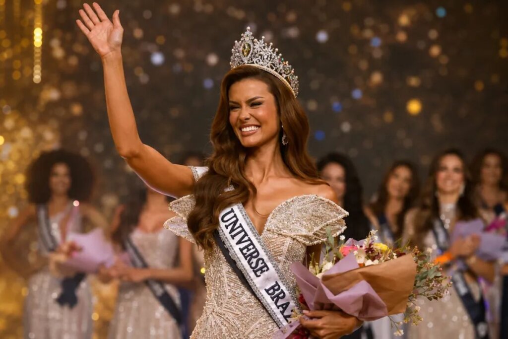 Marcella Kozinski, da Ilha do Mel, Conquista a Coroa do Miss Universe Brasil 2026!