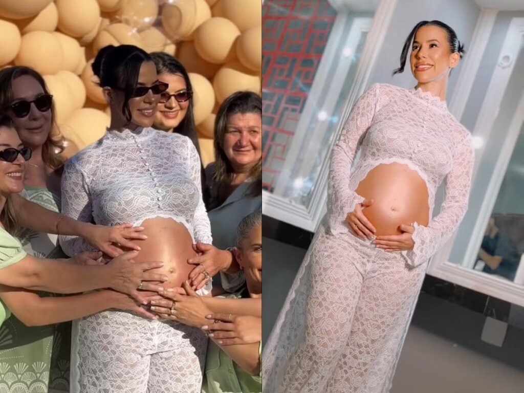 Mundo Azul! Larissa Tomásia revela o sexo do seu “limãozinho” em chá emocionante!