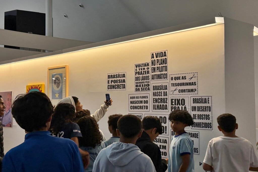 Jovens do Paranoá Mergulham nas ‘Utopias em Construção’ no Museu Nacional