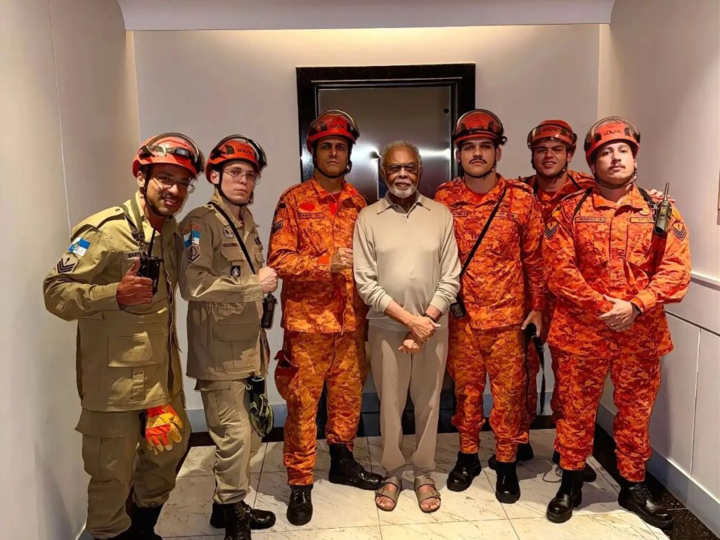 Bombeiros Resgatam Gilberto Gil Após Perrengue em Elevador no Rio!