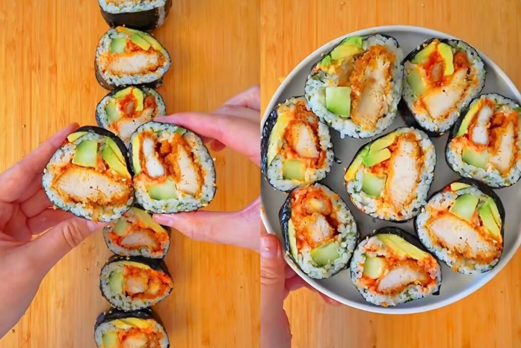 Adeus Culpa! O Sushi de Frango Proteico Que Vai Salvar Sua Dieta e Seu Paladar