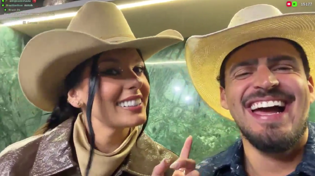 Que gata! Ana Castela vira a noite em balada gringa de Orlando ao lado de Jon Vlogs!