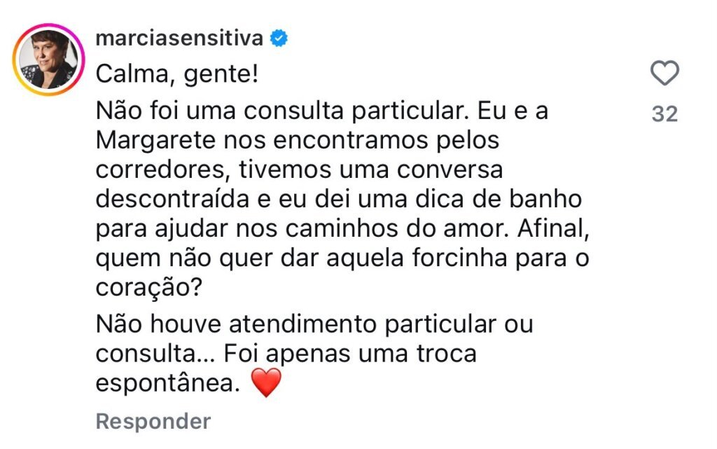 Burburinho Desfeito! Márcia Sensitiva Esclarece ‘Pedido’ de Namorado Para a Mãe de Virginia Fonseca