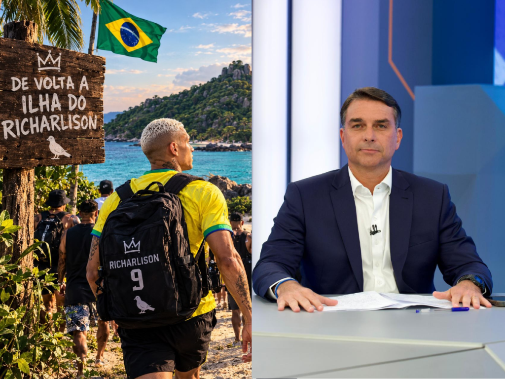Barraco na Ilha! Richarlison e Flávio Bolsonaro Trocam Farpas, e Neymar Entra na Briga Com Conselho Inesperado