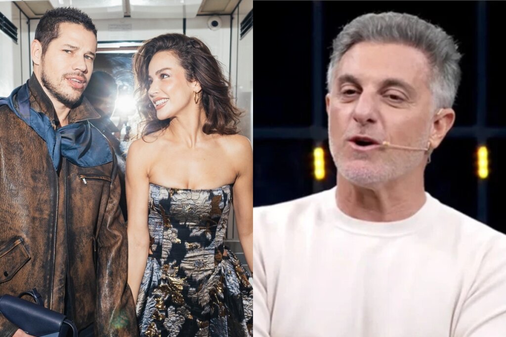 BABADO! Luciano Huck Choca José Loreto e Fernanda Marques com Pergunta ‘Indiscreta’ Ao Vivo no Domingão