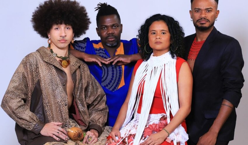 Grupo Nderé Oblé em foto de divulgação do Sonora Brasil