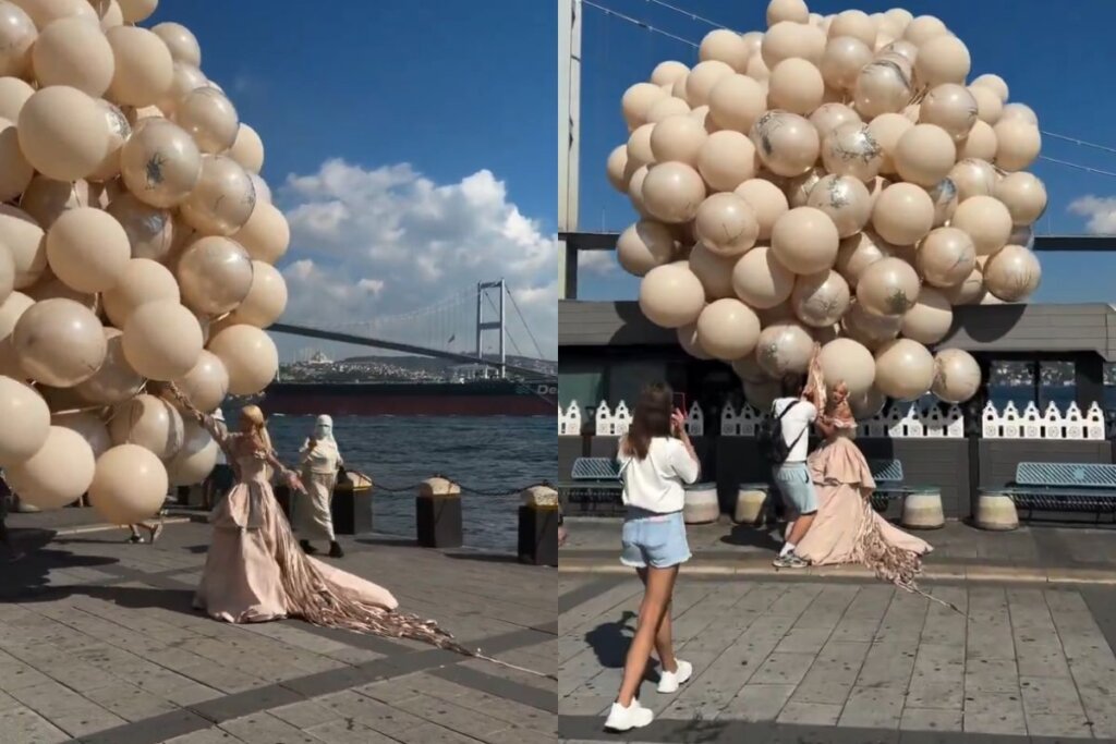 Que Babado! Noiva Quase Vira Balão Humano em Ensaio Pré-Casamento!
