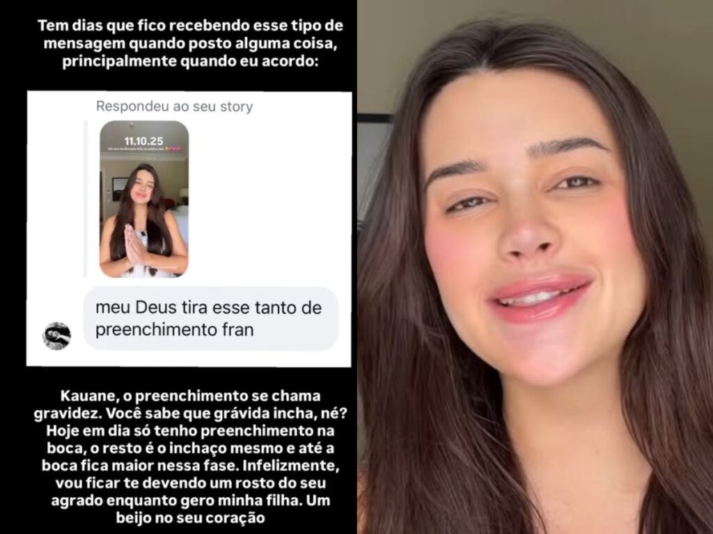 Franciny Ehlke Rebate Críticas à Aparência na Gravidez: “Chama Gravidez”